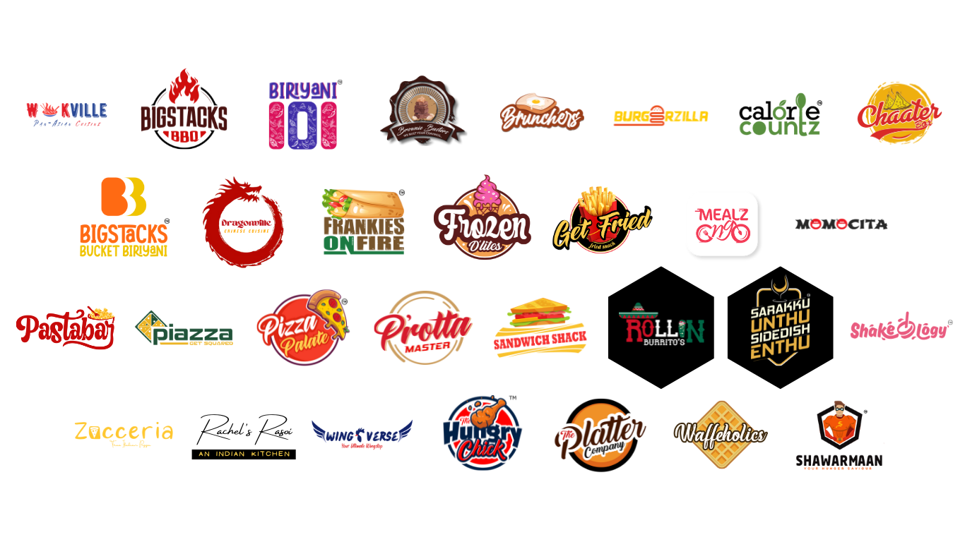 All 30 Food Scientist brands including Biriyani 101, Burgerzilla, Pizza Palate, Momocita, Shawarmaan and more — complete brand portfolio